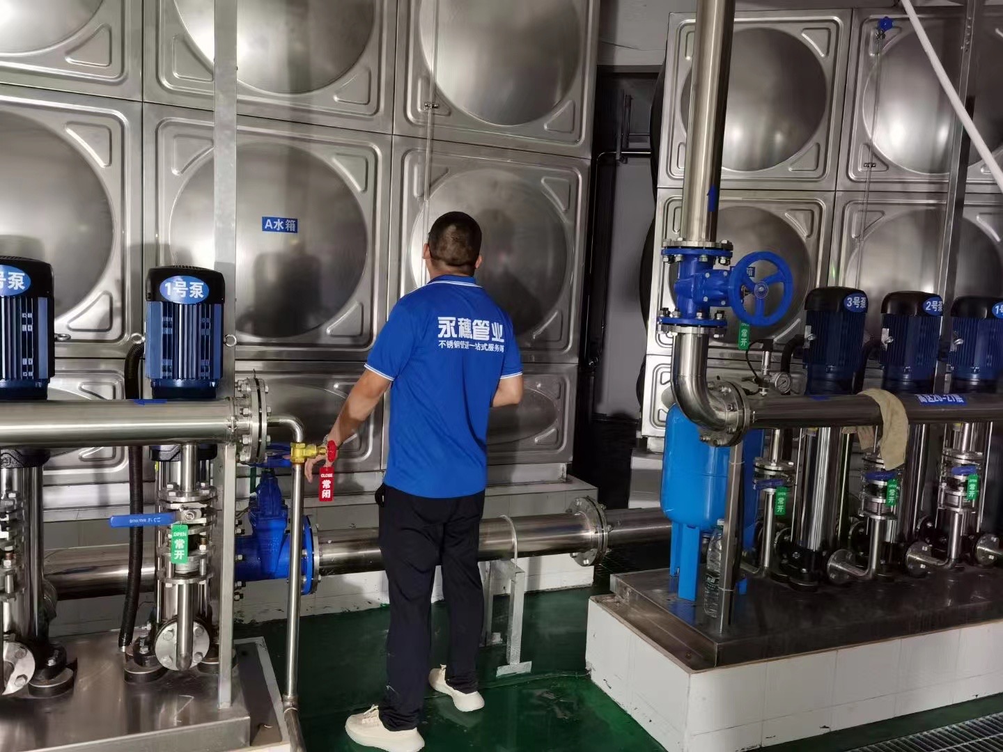 永穗雙卡壓不銹鋼水管、管件工程案例